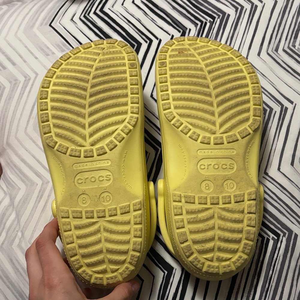 Yellow Crocs Including Jibetz - Picture 2 of 4